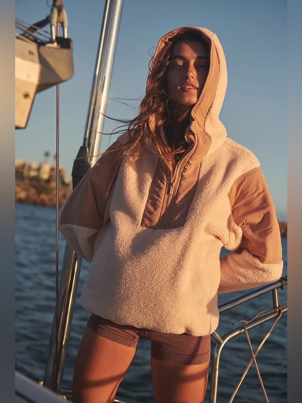 Free People lead the pack pullover fleece